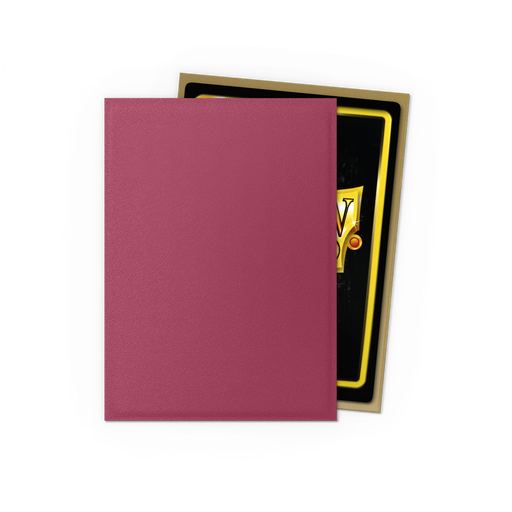 Dragon Shield: Dual Matte Sleeves - "Pomegranate & Gold" 100Ct Card Sleeves Dragon Shield