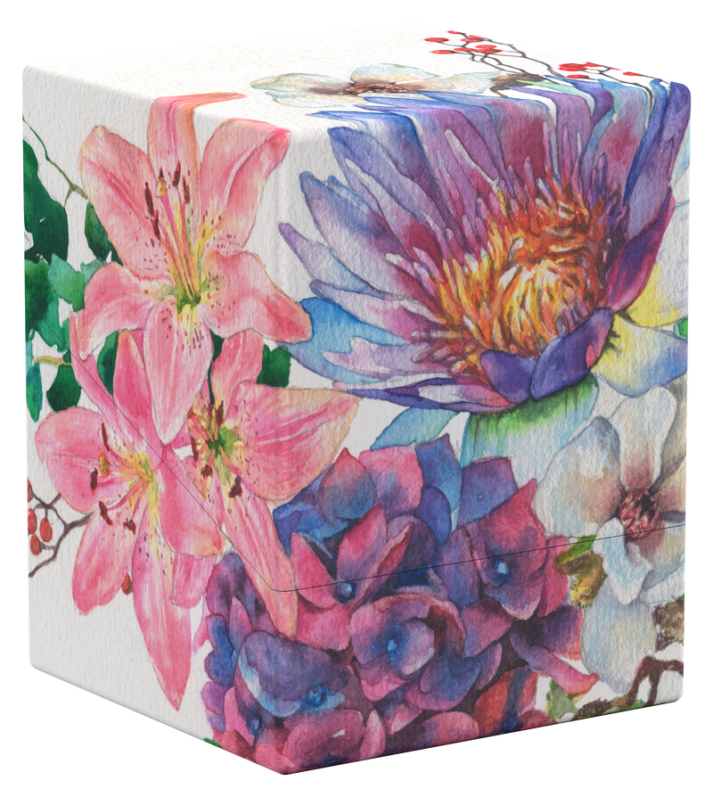 Ultimate Guard: Boulder 100+ - "Lotus Bloom" Floral Places Deck Boxes & Storage Ultimate Guard