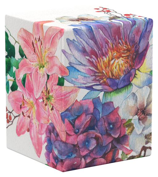 Ultimate Guard: Boulder 100+ - "Lotus Bloom" Floral Places Deck Boxes & Storage Ultimate Guard