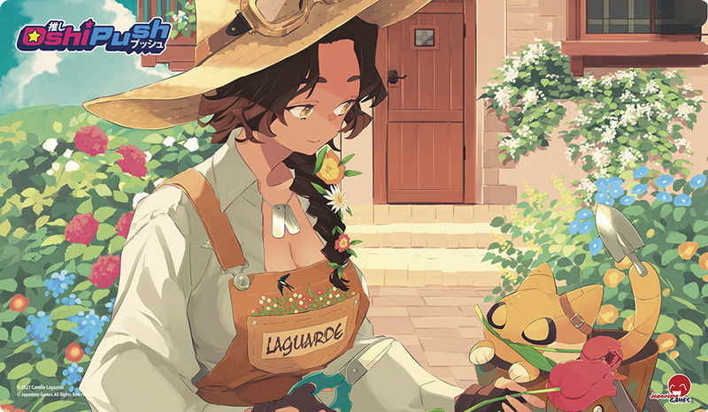 [PREORDER Q2] Oshi Push: Playmat - "Captain Camille" Gen 2 Card Supplies & Accesories Japanime Games