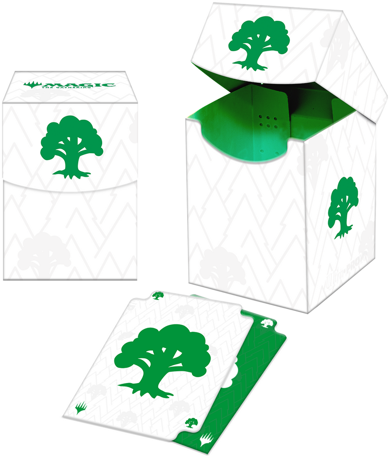 Ultra Pro: Deck Box 100+ - "Forest" MTG Mana 8 Deck Boxes & Storage Ultra Pro