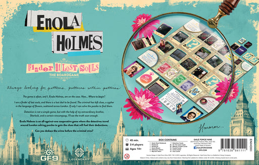 Enola Holmes: Finder of Lost Souls Board Games Gale Force Nine