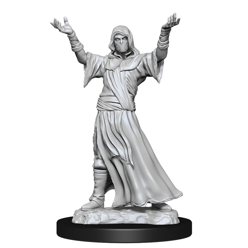 WizKids Deep Cuts Unpainted Miniatures: W15 Plague Doctor/Cultist Unpainted Miniatures WizKids
