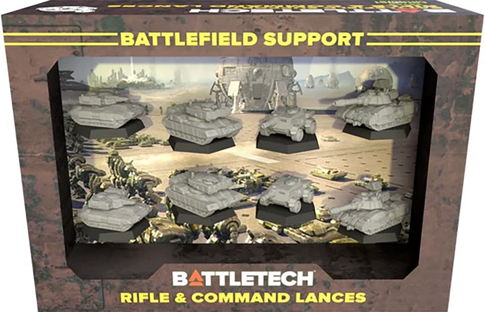 BattleTech: Battlefield Support ForcePack - Rifle & Command Lances BattleTech Catalyst Game Labs