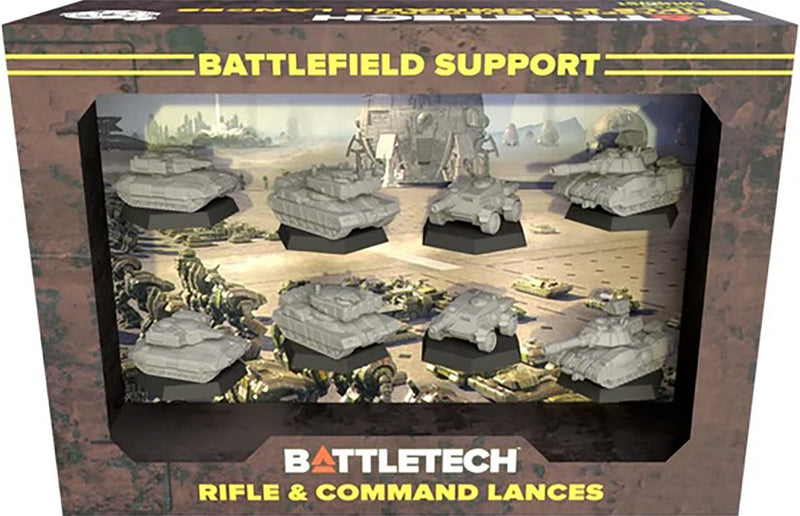 BattleTech: Battlefield Support ForcePack - Rifle & Command Lances BattleTech Catalyst Game Labs
