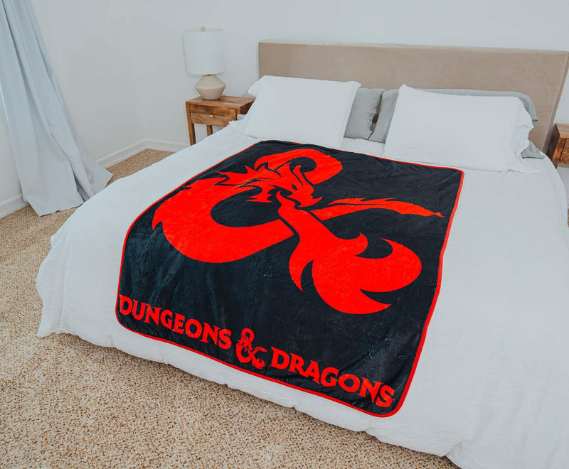 Fleece Throw Blanket: D&D Logo 45"x60" Toys & Plushes Toynk Toys