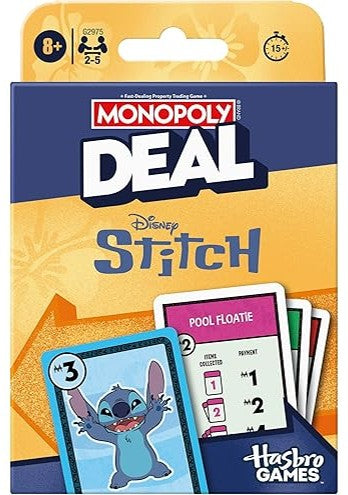 Monopoly Deal: Stitch Board Games Hasbro