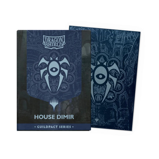 Dragon Shield: Dual Matte Art Sleeves - "House Dimir" MTG Guildpact Series 100Ct Card Sleeves Dragon Shield