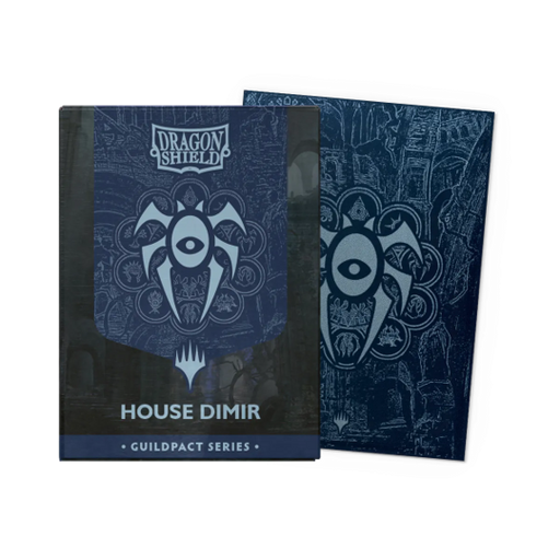Dragon Shield: Dual Matte Art Sleeves - "House Dimir" MTG Guildpact Series 100Ct Card Sleeves Dragon Shield
