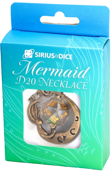 Sirius Dice: D20 Necklace - Mermaid Apparel & Merchandise Sirius Dice
