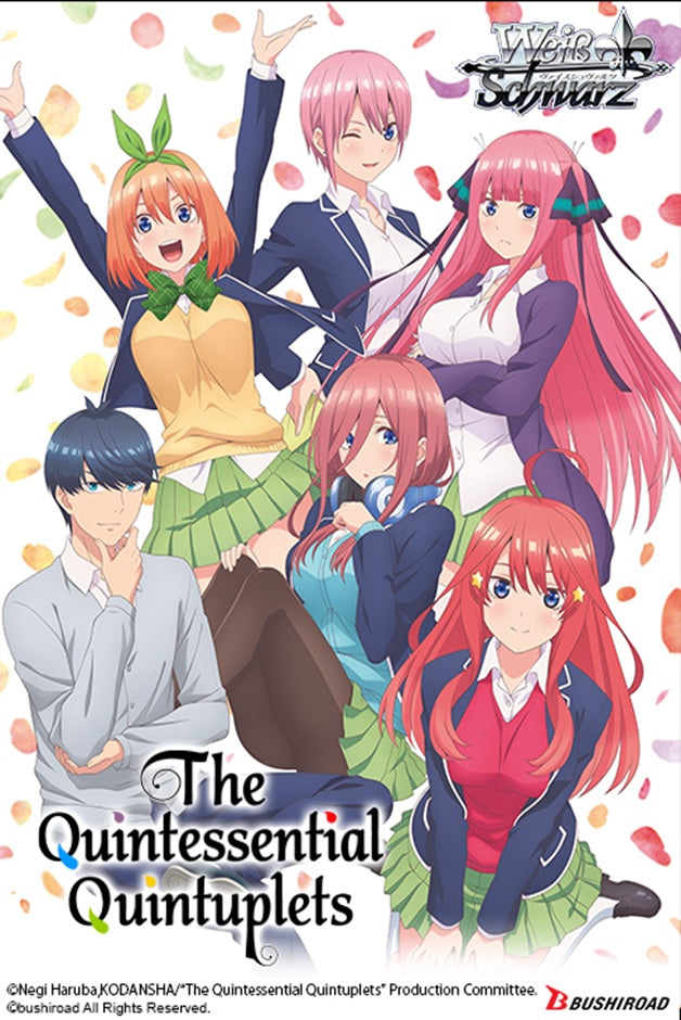 Weiss Schwarz: The Quintessential Quintuplets Booster Box Collectible Trading Cards Bushiroad   