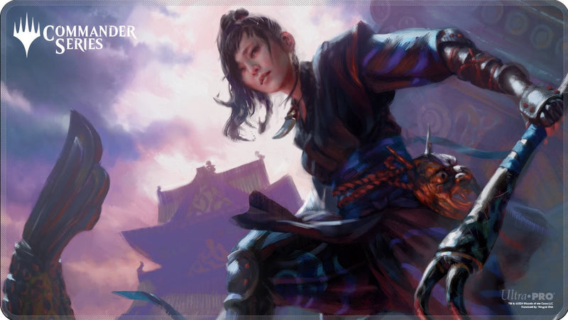 Ultra Pro: Stitched Playmat - "Yuriko, the Tiger's Shadow" MTG Commander Series Playmats Ultra Pro