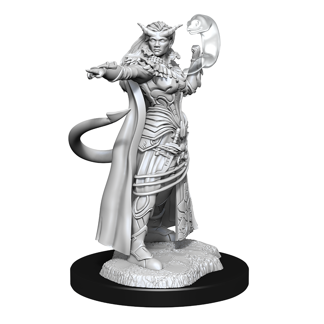 D&D Nolzur’s Marvelous Miniatures: W15 Tiefling Sorcerer Female RPG Miniatures WizKids