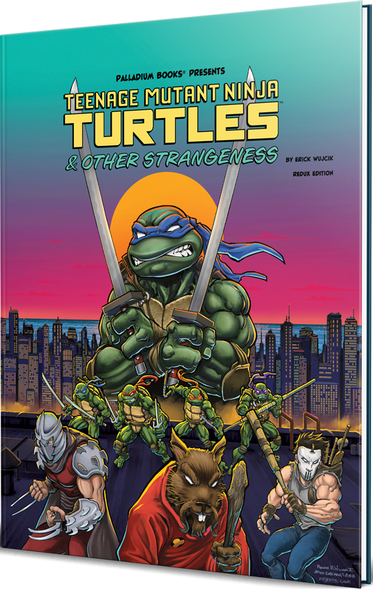 Teenage Mutant Ninja Turtles RPG: & Other Strangeness Redux Edition Core Rulebook Tabletop RPGs Palladium