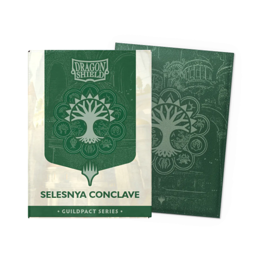 Dragon Shield: Dual Matte Art Sleeves - "Selesnya Conclave" MTG Guildpact Series 100Ct Card Sleeves Dragon Shield