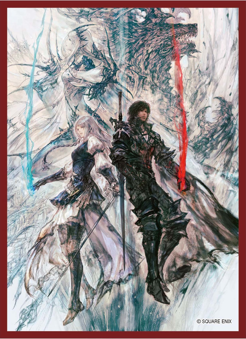 Final Fantasy TCG: Art Sleeves - "FIERY HEART, ICY RESOLVE" FFXVI 100Ct