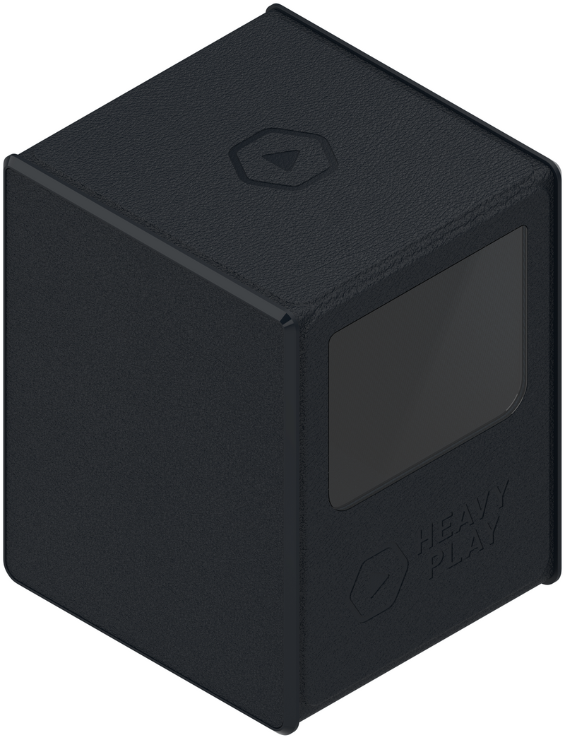 Heavy Play: RFG Deck Box MAX 100 DS - "Warlock Black" Deck Boxes & Storage Heavy Play