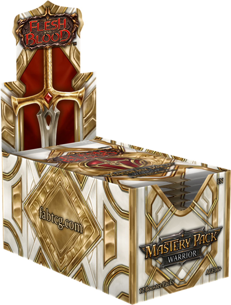 Flesh and Blood: Mastery Pack Warrior - Booster Box (Release Date: August 7) Flesh And Blood Sealed Flesh And Blood