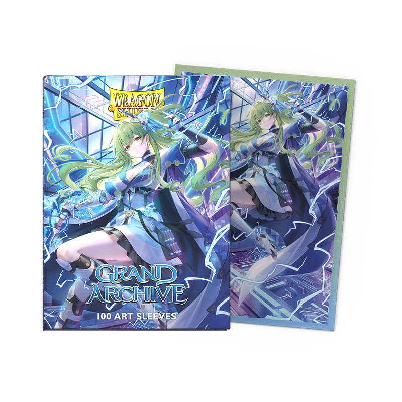 Dragon Shield: Dual Matte Art Sleeves - "Lorraine, Arclight Saber" Grand Archive 100Ct Card Sleeves Dragon Shield