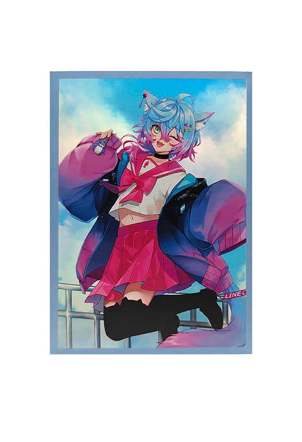 [PREORDER Q2] Oshi Push: Premium Foil Limited Edition Art Sleeves - "LineChu" Gen 2 105Ct Card Supplies & Accesories Japanime Games