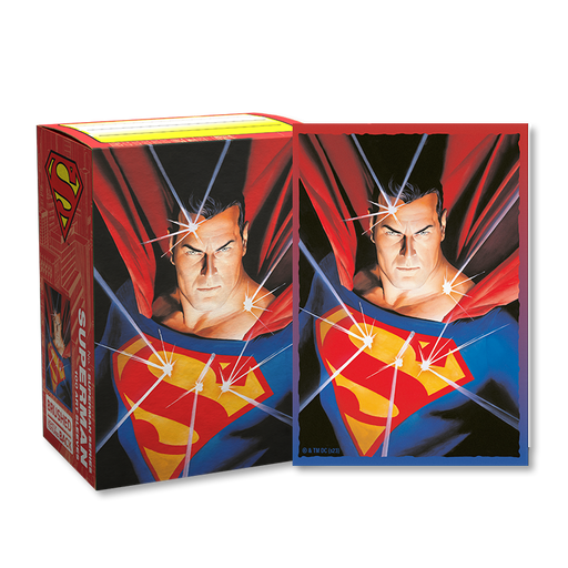 Dragon Shield: Brushed Art Sleeves - "Superman (Bulletproof)" DC Comics 100ct Card Sleeves Dragon Shield