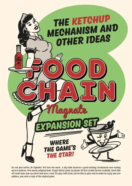 Food Chain Magnate: The Ketchup Mechanism and Other Ideas Board Games splotter   