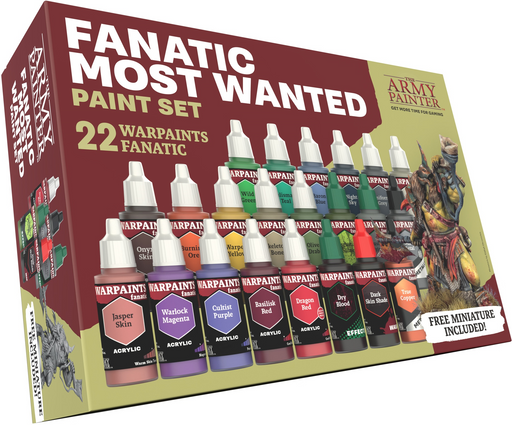 The Army Painter: Warpaints Fanatic Most Wanted Set Model Paints Army Painter