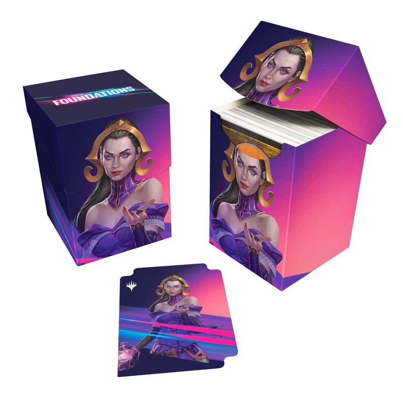Ultra Pro: Deck Box 100+ - "Dark" MTG Foundations Deck Boxes & Storage Ultra Pro