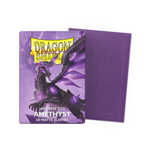 Dragon Shield: Japanese Size Sleeves - Matte Amethyst 60Ct Card Sleeves Dragon Shield