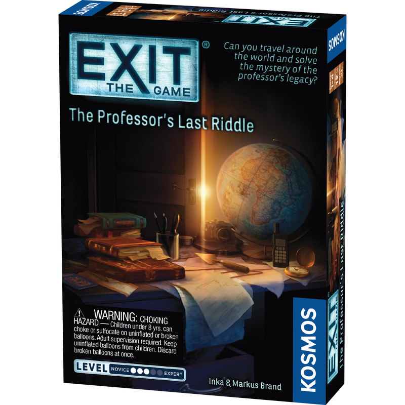 Exit: The Professor's Last Riddle (2023) Board Games Kosmos   