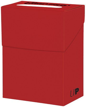 Ultra Pro: Deck Box - Solid Red (80ct) Deck Boxes & Storage Ultra Pro