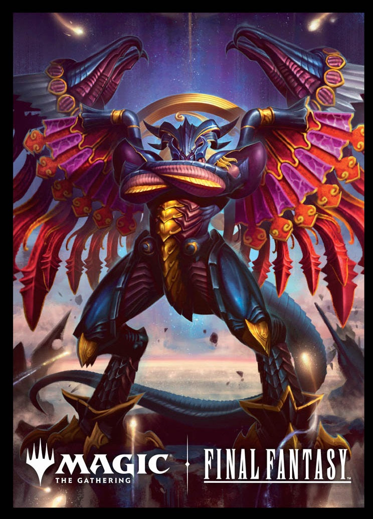 Ultra Pro: Art Sleeves - "Summon: Bahamut" MTG Final Fantasy Universes Beyond 100Ct Card Sleeves Ultra Pro