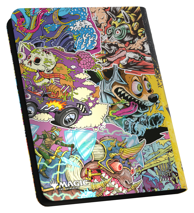 Ultimate Guard: Zipfolio 360 Xenoskin 9-Pocket - "Revved-Up Racers" MTG Aetherdrift Binders & Pages Ultimate Guard