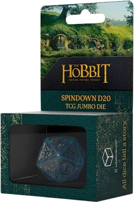 Q-Workshop: Jumbo Spindown D20 Die "Aether" The Hobbit Dice & Gaming Accessories Q Workshop