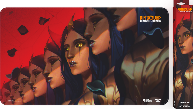 Riftbound: Stitched Playmat - "Deceiver LeBlanc" Unleashed Playmats Riot Games