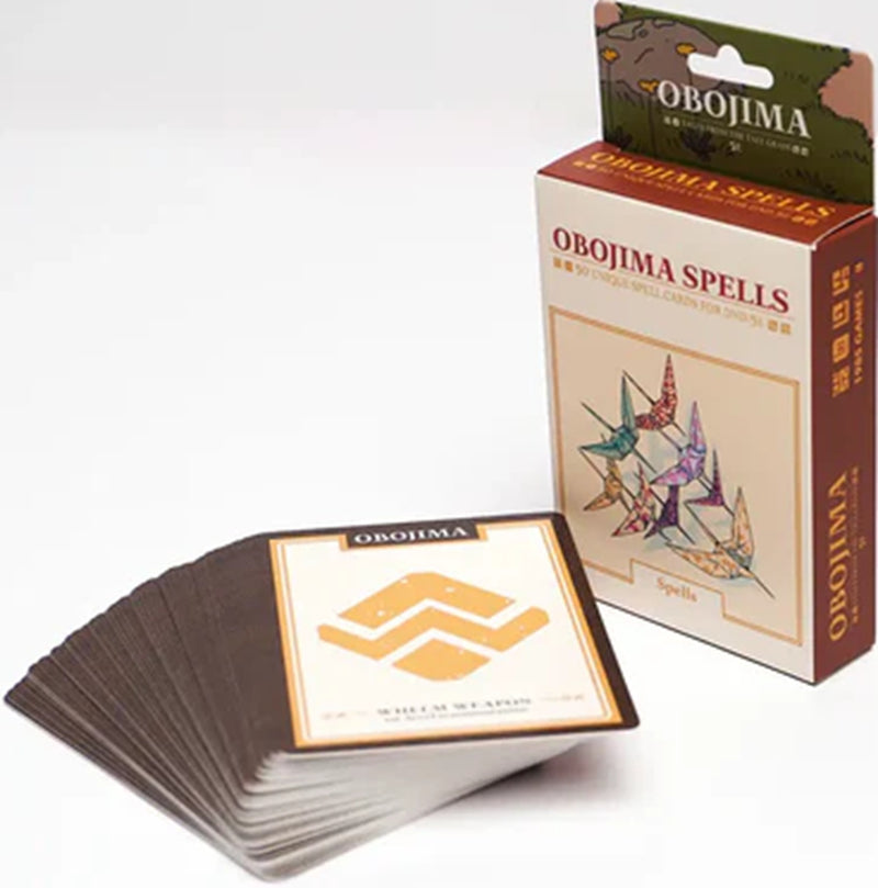 Obojima: Spells Card Deck Tabletop RPGs 1985 Games