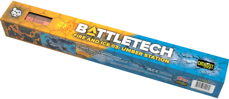 BattleTech: Battle Mat - "Umber Station" Fire and Ice