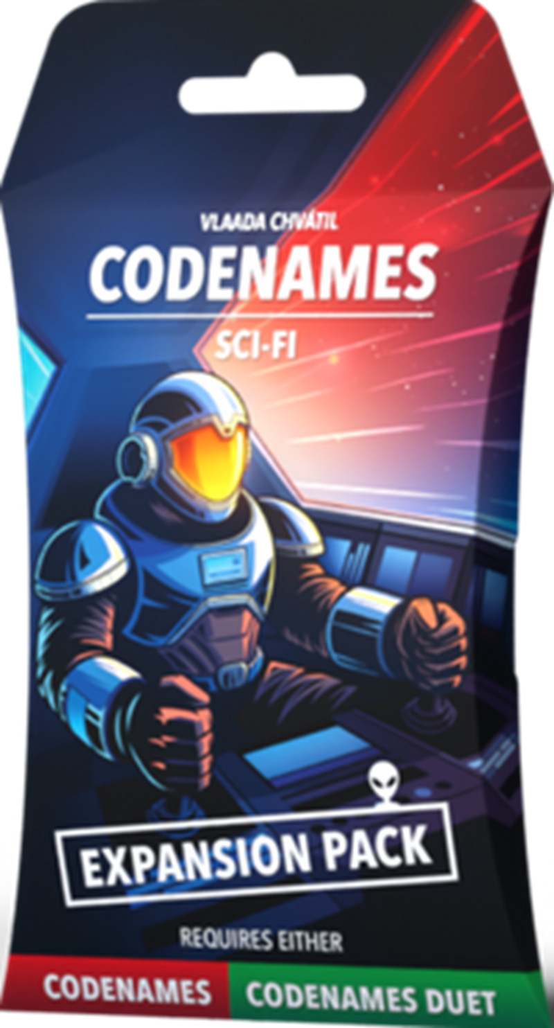 Codenames: Sci-Fi Expansion Pack (Release Date: July 8 2026) Board Games Czech Games Edition