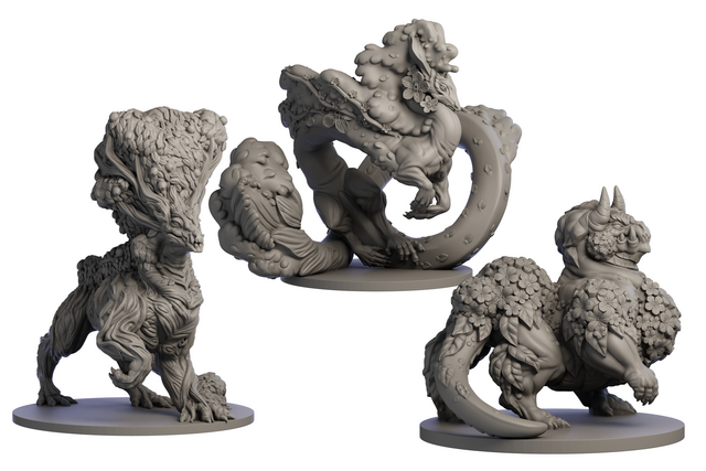 The Field Guide to Floral Dragons: Dragon Gardeners (Plastic Minis) Tabletop RPGs Hit Point Press