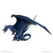 D&D Icons of the Realms: Premium Pre-painted Set - Anthradusk, Ancient Blue Dragon (Gargantuan) RPG Miniatures WizKids