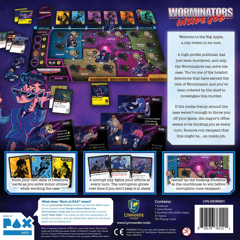 Worminators: Inside Job Board Games Lynnvander Studios
