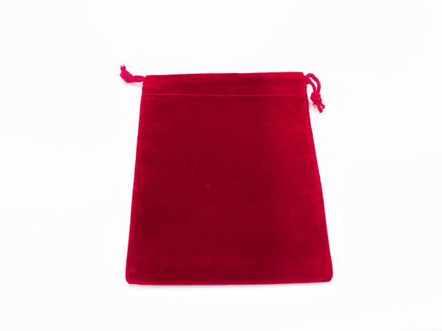 Chessex: Suedecloth Dice Bag - Small Red Dice & Gaming Accessories Chessex