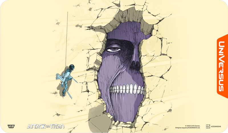 UniVersus: Playmat - "Wall Titan" Attack on Titan Playmats UniVersus