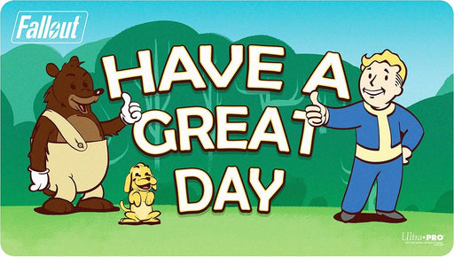 Ultra Pro: Playmat - "Vault Boy - Have A Great Day" Fallout Playmats Ultra Pro