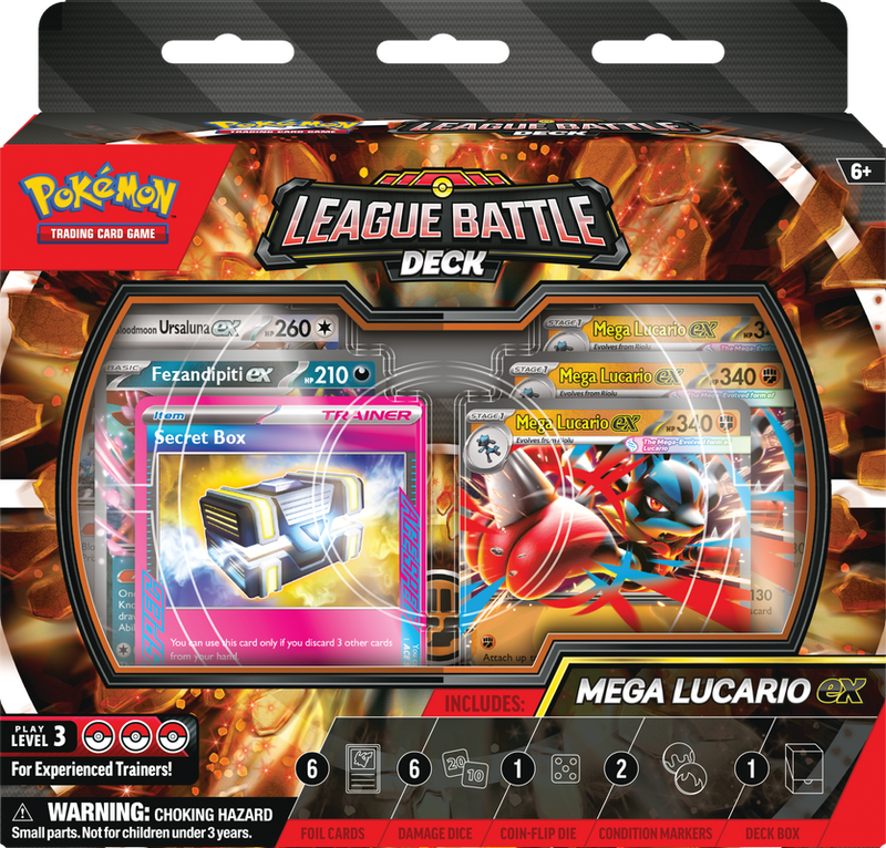 Pokémon: League Battle Deck - Mega Lucario ex Pokemon Sealed Pokémon
