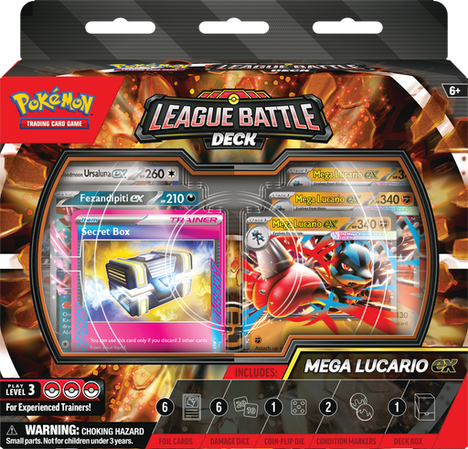 Pokémon: League Battle Deck - Mega Lucario ex (Limit 3) Pokemon Sealed Pokémon