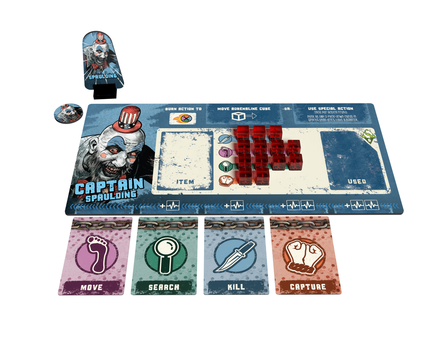 Rob Zombie's House of 1000 Corpses: A Game of Horror Board Games Trick or Treat Studios