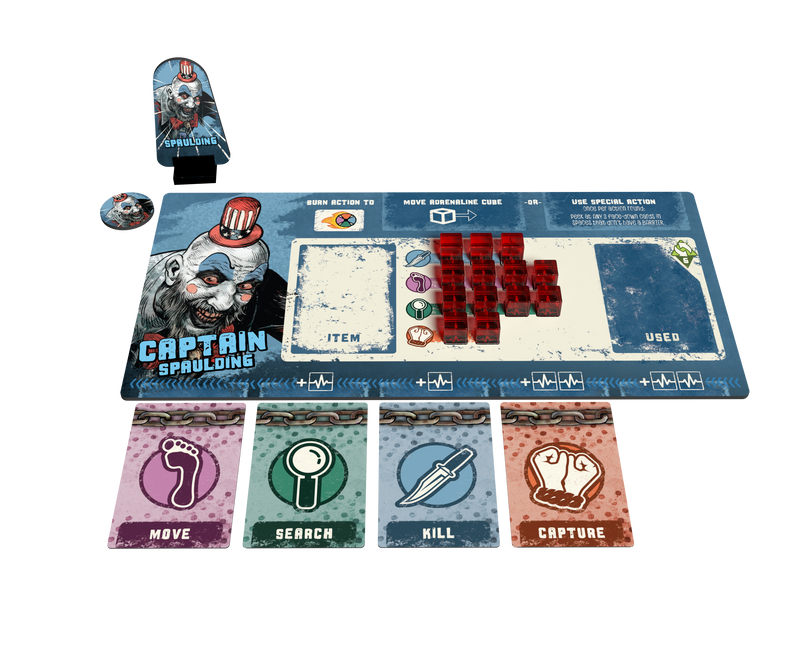 Rob Zombie's House of 1000 Corpses: A Game of Horror Board Games Trick or Treat Studios