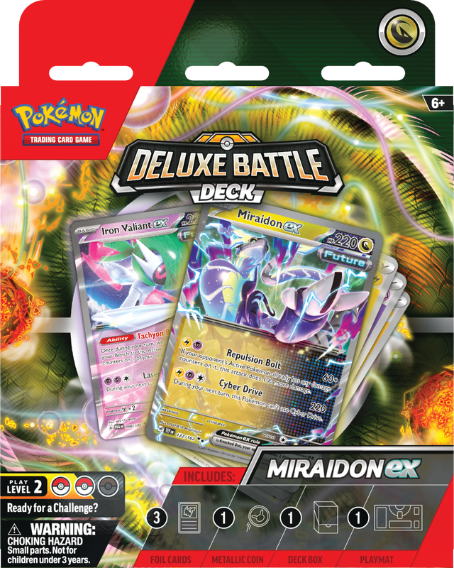Pokémon Deluxe Battle Deck - Miraidon ex Pokemon Sealed Pokémon   