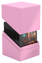 Ultimate Guard: Boulder 100+ - Pastel Solid Candy Pink Deck Boxes & Storage Ultimate Guard